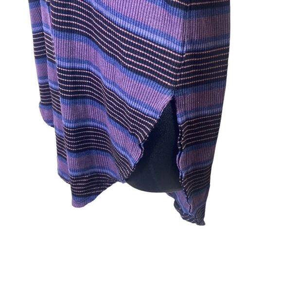 We the free free people Loui stripe tunic tank hi low stripes - Picture 3 of 6